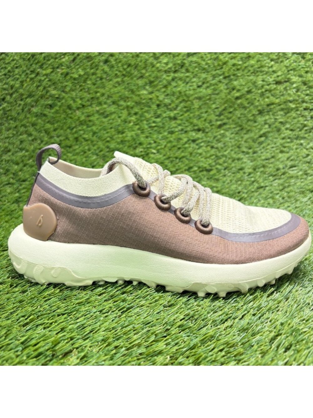 Allbirds Trail Runner SWT Womens Size 9.5 Brown Beige Athletic Shoes Sneakers